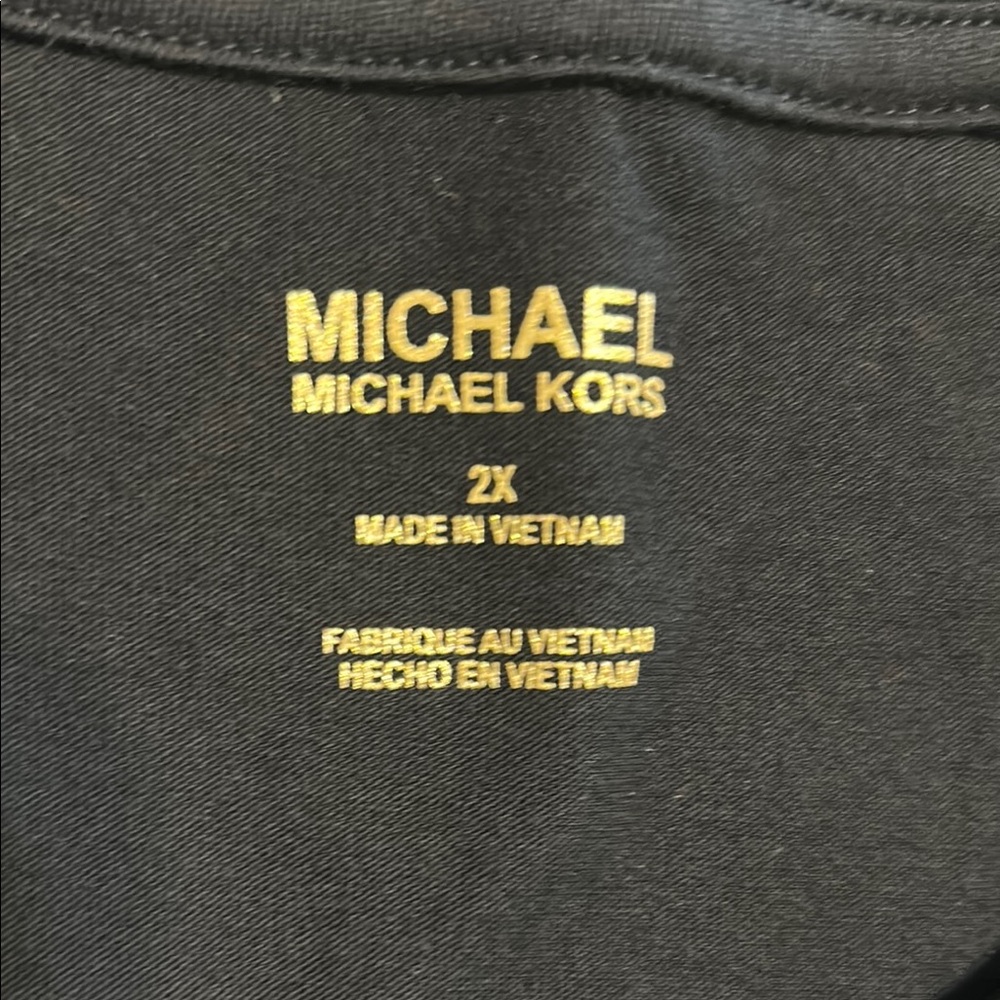 Black and Gold MICHAEL KORS T-Shirt - Picture 3 of 7